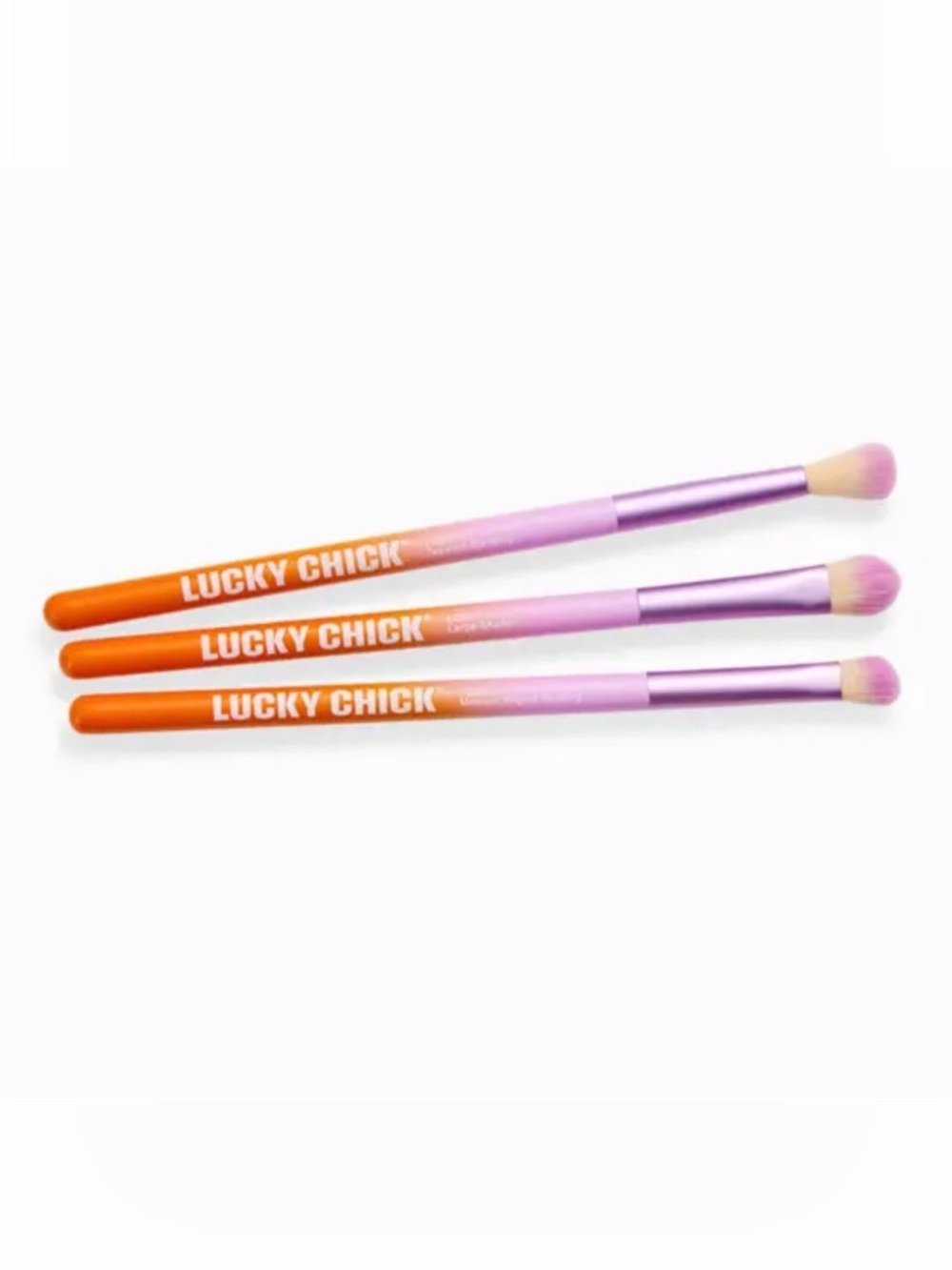 Lucky Chick Eye Love You makeup brush set of 3
